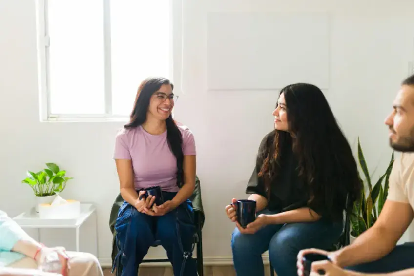 women attending a sober living program in New Jersey