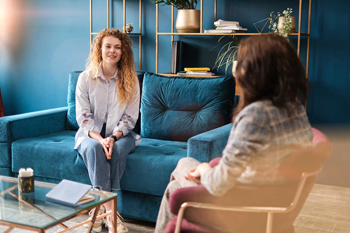 Patient receiving one-on-one medication-assisted treatment in New Jersey
